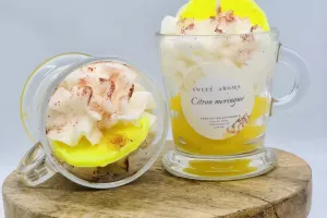 Sweet aroma bougie expresso citron meringue